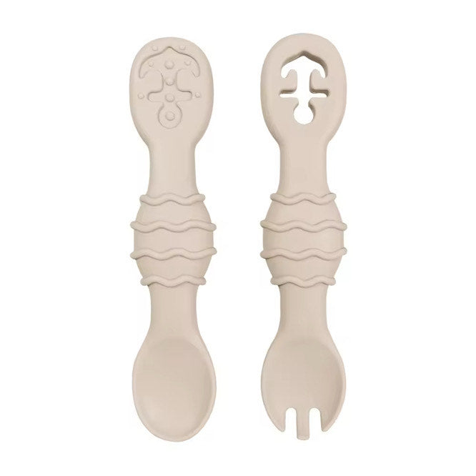 Baby’s First Cutlery Set by ZYAN – Silicone Baby Spoon and Fork for Baby-Led Weaning (BPA-Free, UK)