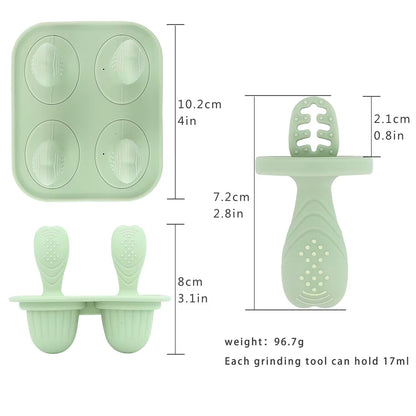 ZYAN Silicone Baby Ice Cream Mould – Mini Ice Lolly Maker | BPA-Free | UK Seller