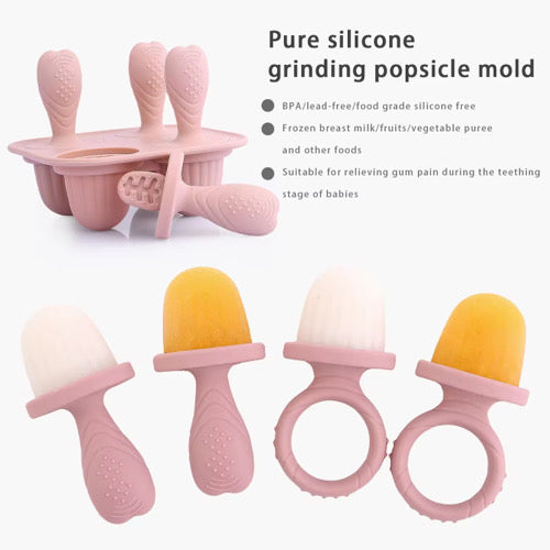 Zyan Silicone Baby Ice Cream Mould | BPA-Free Mini Lolly Maker | UK Baby Weaning Essentials ZYAN Zyan Silicone Baby Ice Cream Mould | BPA-Free Mini Lolly Maker | UK Baby Weaning Essentials ZYAN